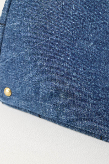 Prada Vintage Canapa Denim Tote Bag