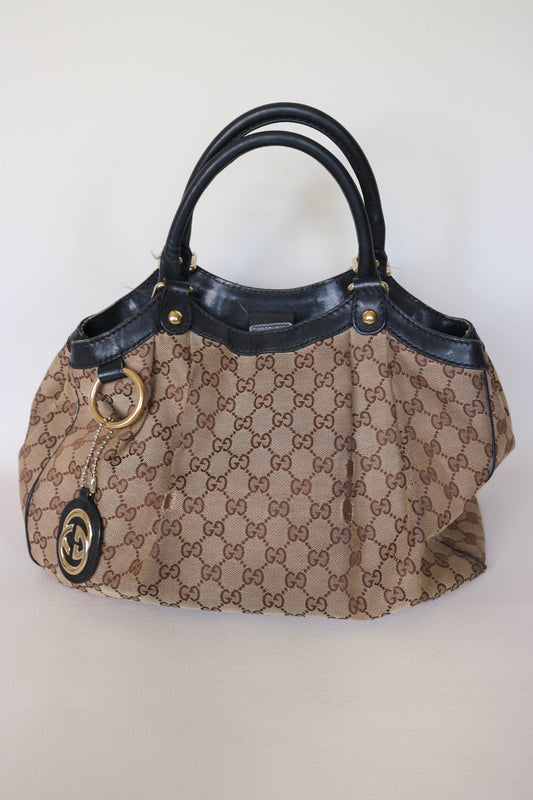 Gucci Vintage Abbey Tote Bag