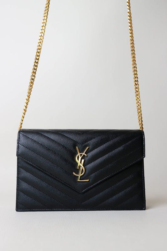 Saint Laurent Cassandre WOC Bag Black