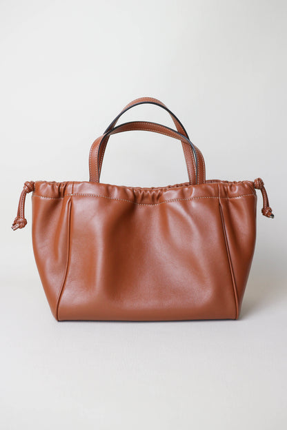CELINE Triomphe Drawstring Tote Bag Brown