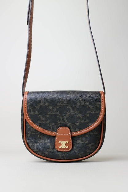 CELINE Triomphe Mini Besace Crossbody Bag