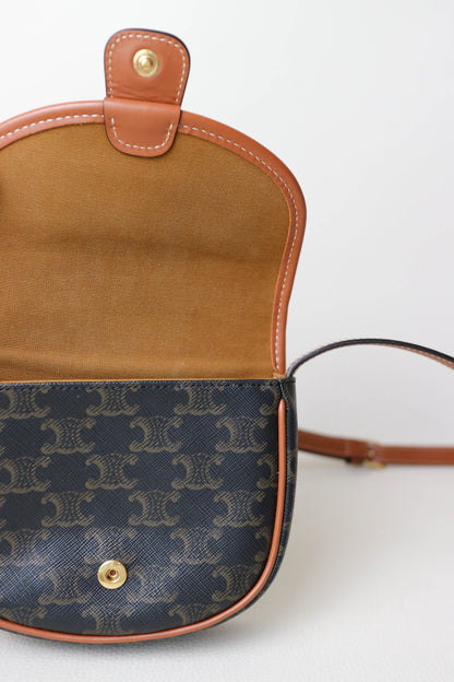 CELINE Triomphe Mini Besace Crossbody Bag