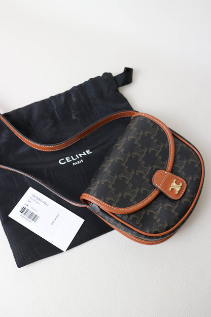 CELINE Triomphe Mini Besace Crossbody Bag