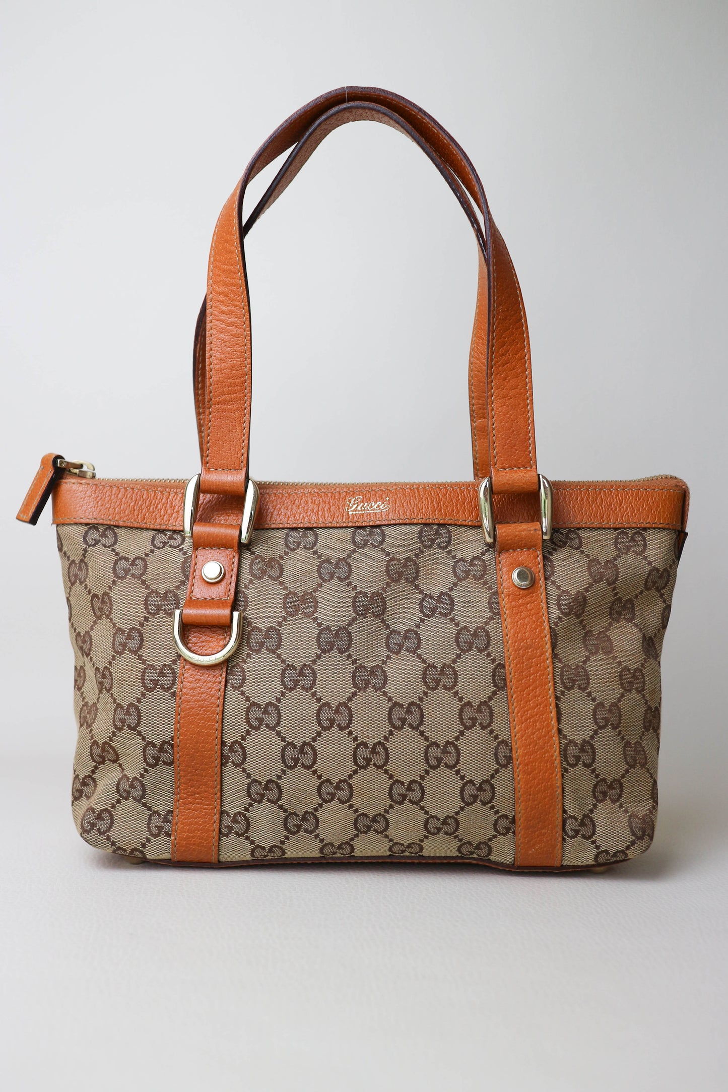 Gucci Vintage Abbey Mini Handbag Brown