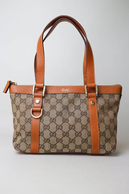 Gucci Vintage Abbey Mini Handbag Brown