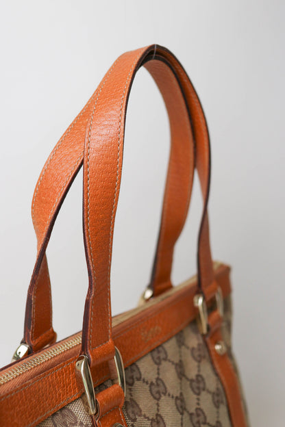 Gucci Vintage Abbey Mini Handbag Brown
