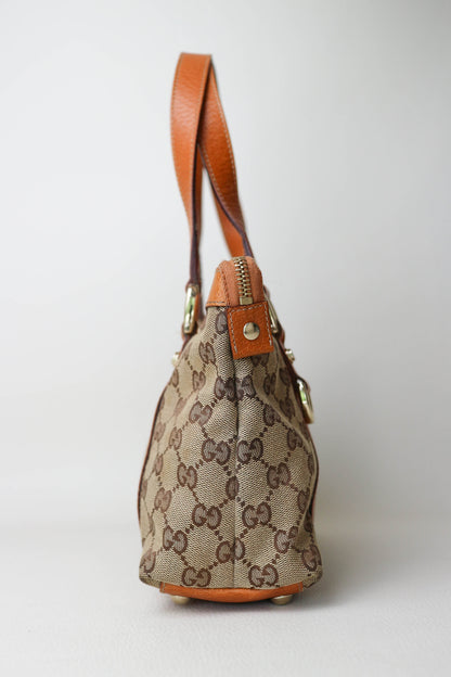 Gucci Vintage Abbey Mini Handbag Brown