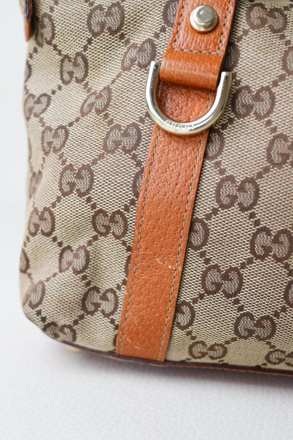Gucci Vintage Abbey Mini Handbag Brown