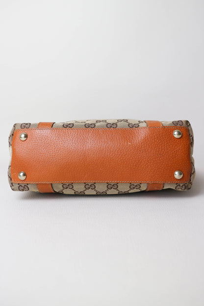 Gucci Vintage Abbey Mini Handbag Brown