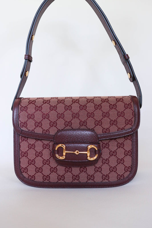 Gucci 1955 Horsebit Bag Burgundy