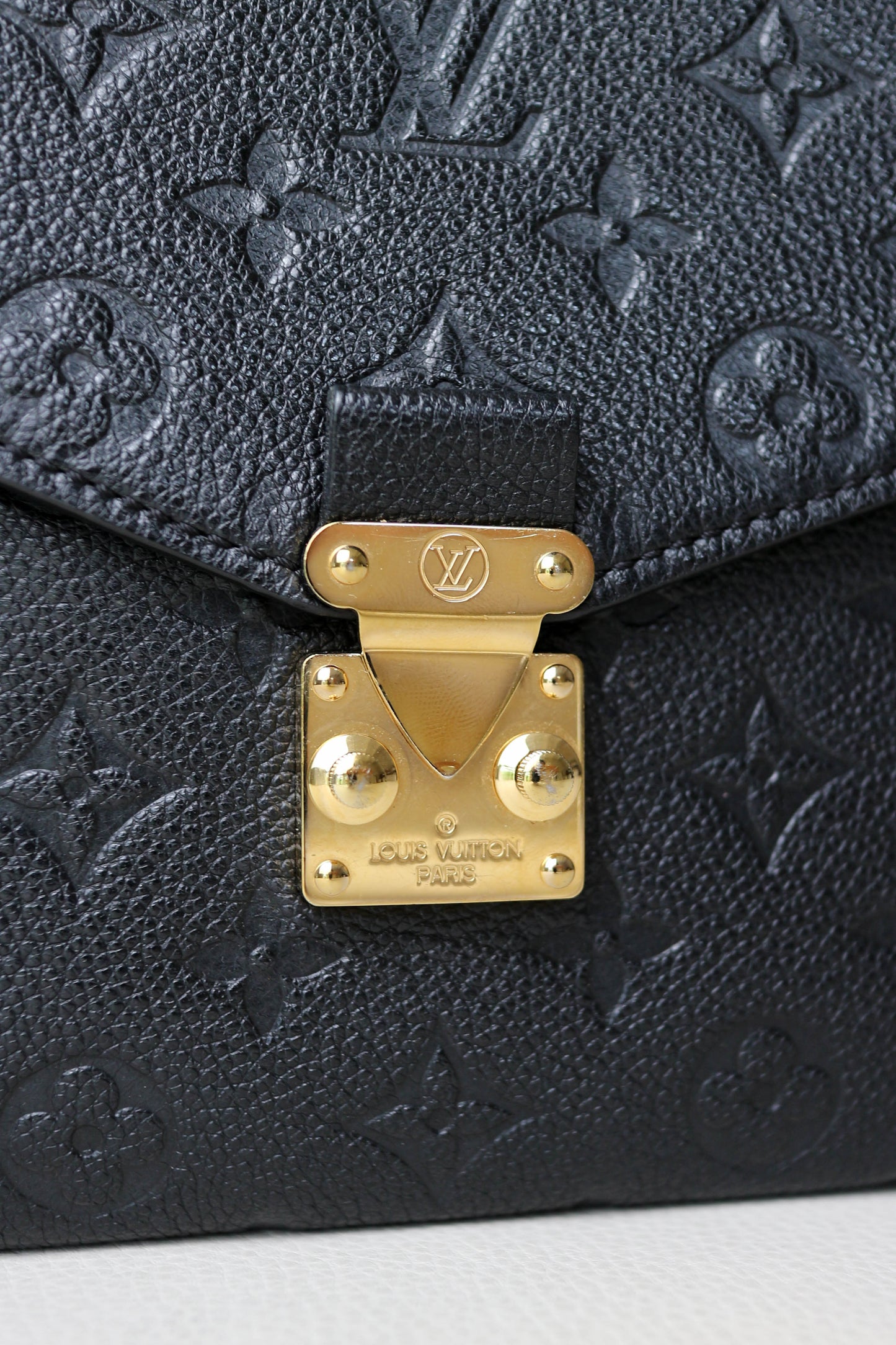 Louis Vuitton Empreinte Pochette Metis Bag Black