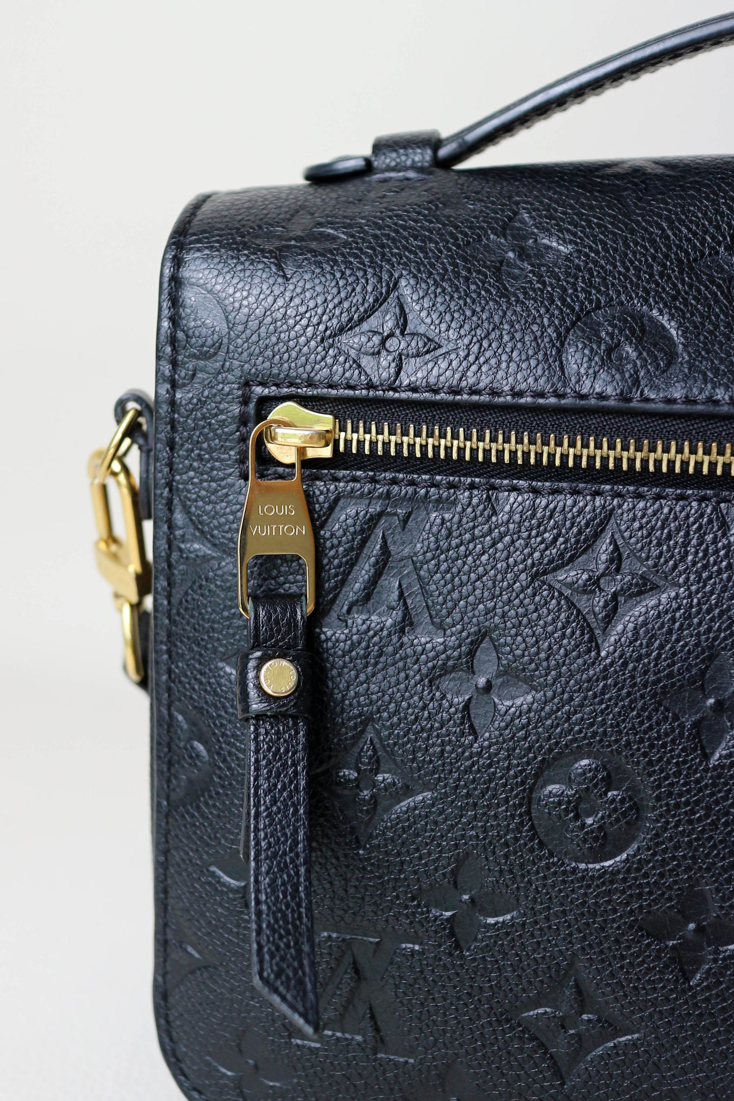 Louis Vuitton Empreinte Pochette Metis Bag Black
