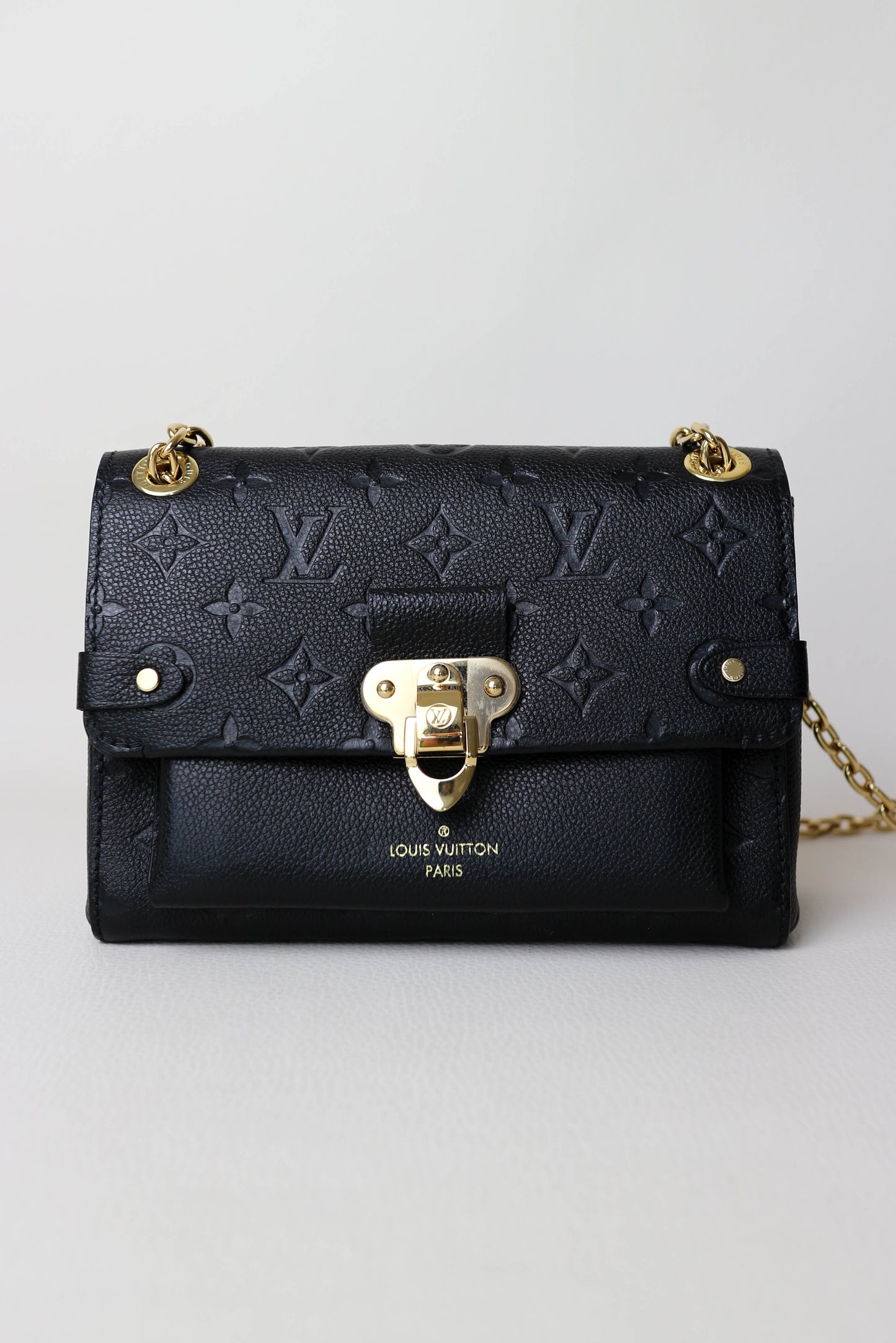 Louis Vuitton Empreinte Vavin Shoulder Bag Black