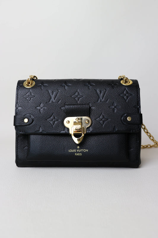 Louis Vuitton Empreinte Vavin Shoulder Bag Black