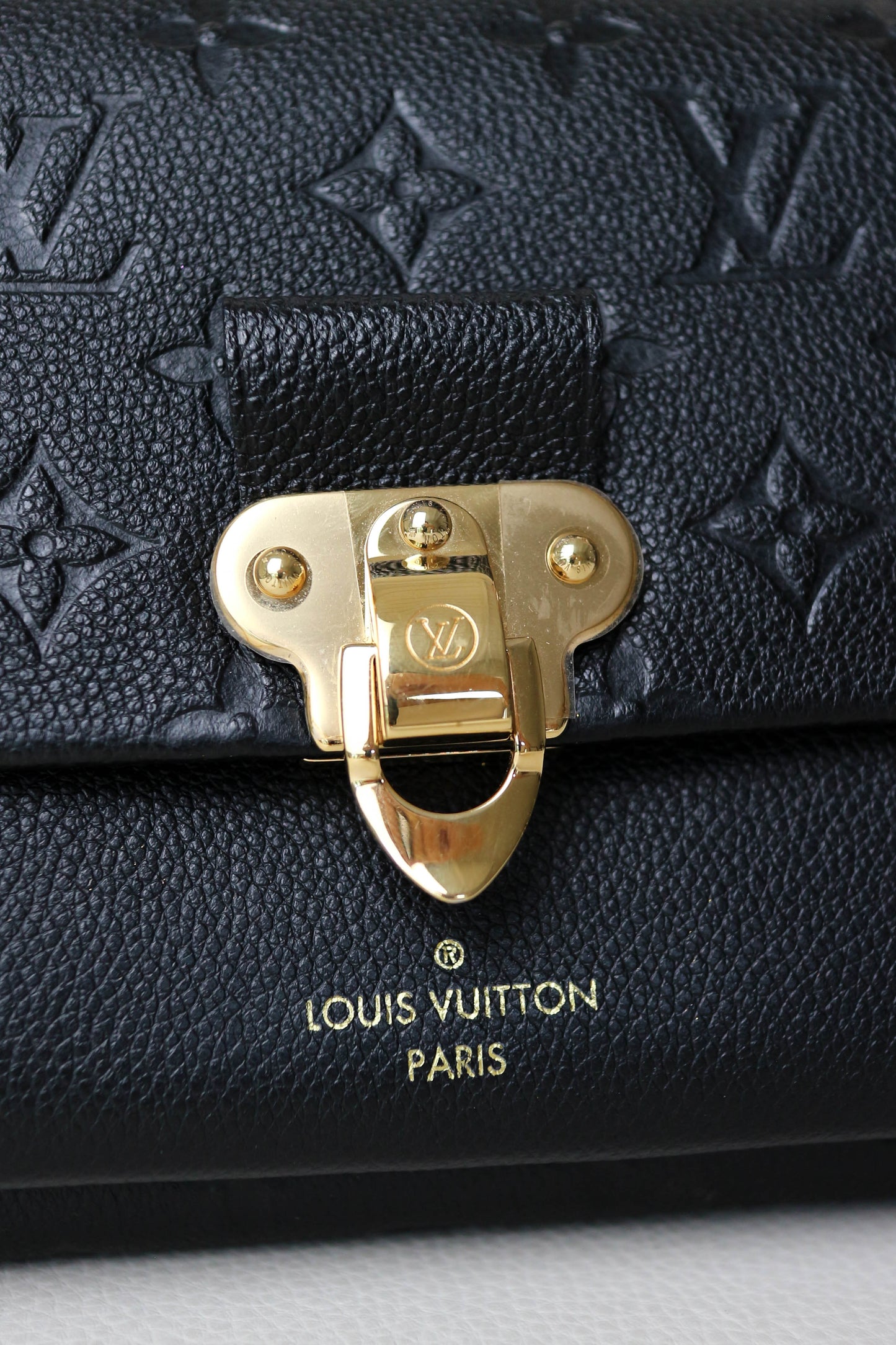 Louis Vuitton Empreinte Vavin Shoulder Bag Black