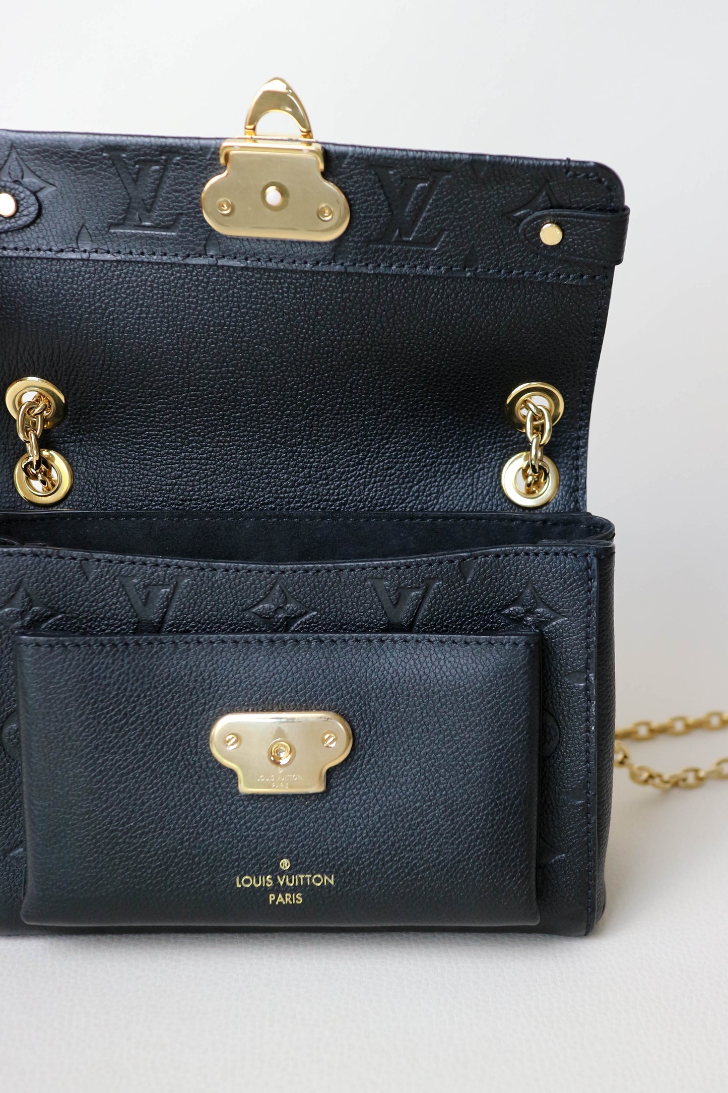 Louis Vuitton Empreinte Vavin Shoulder Bag Black