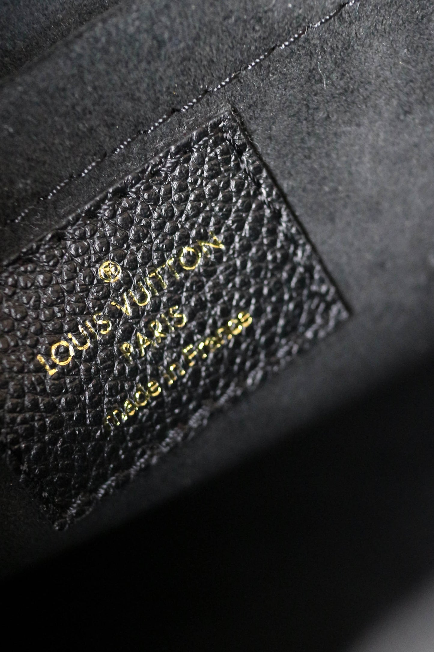 Louis Vuitton Empreinte Vavin Shoulder Bag Black
