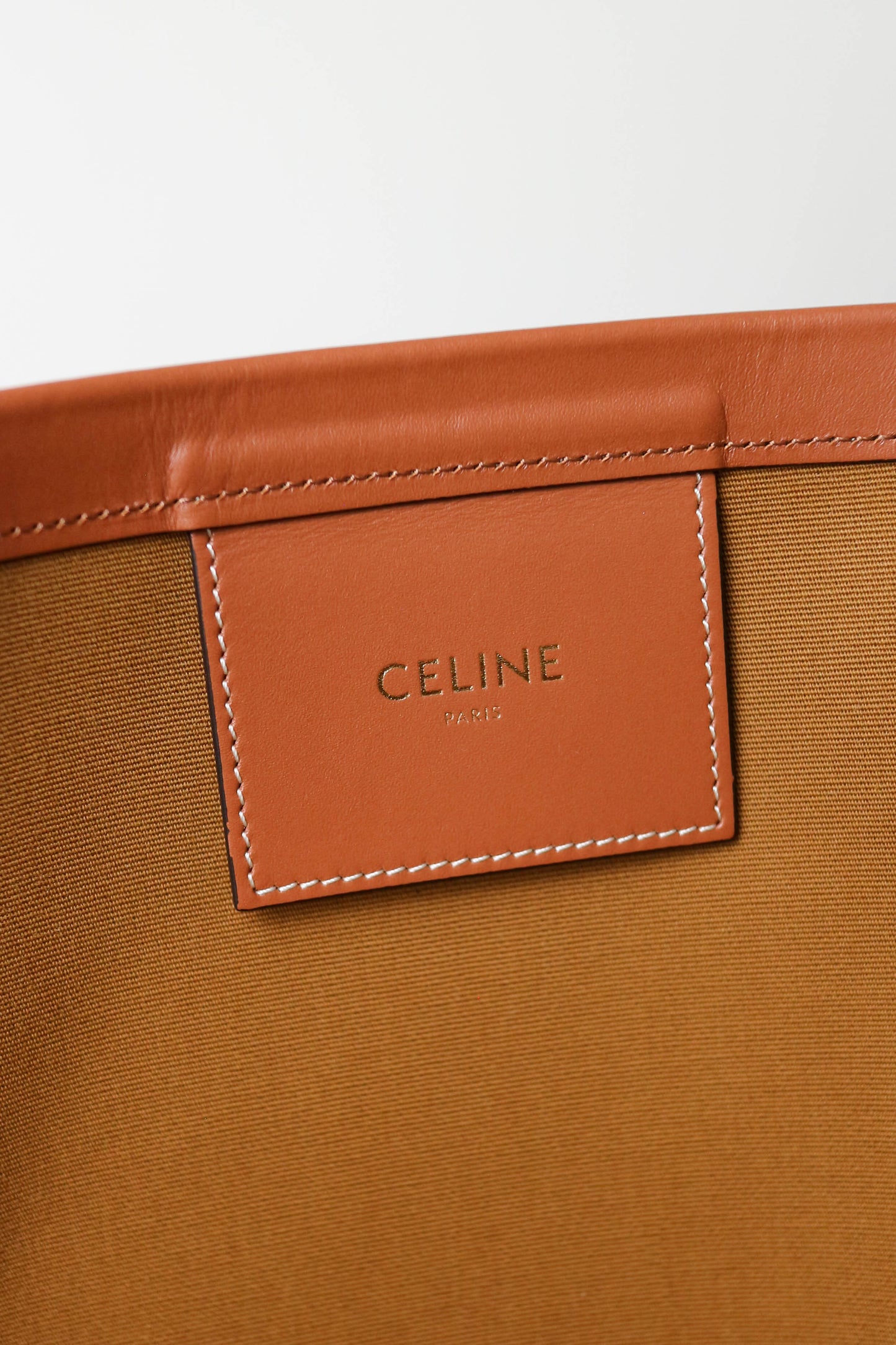 CELINE Logo Camo Tote Bag
