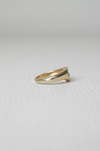 Yvonne Léon Mini Heart Coeur Ring Red