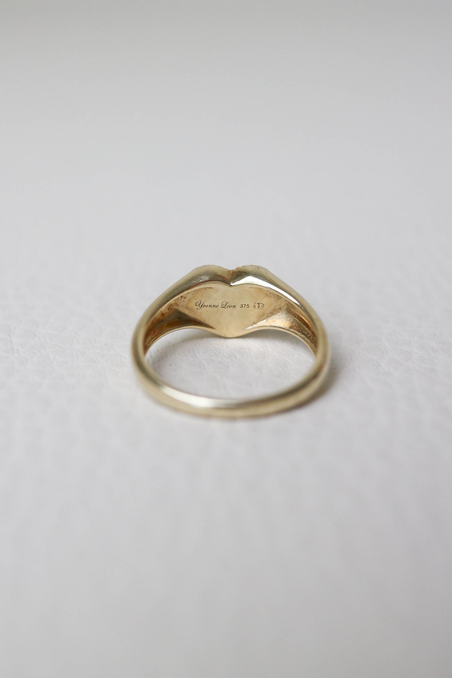 Yvonne Léon Mini Heart Coeur Ring Red