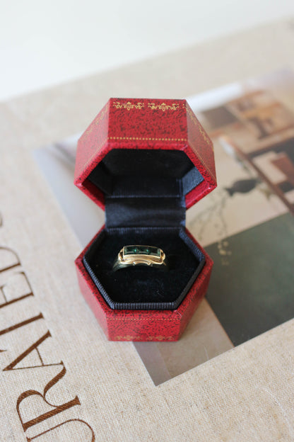 Vintage Art Deco Tourmaline Ring