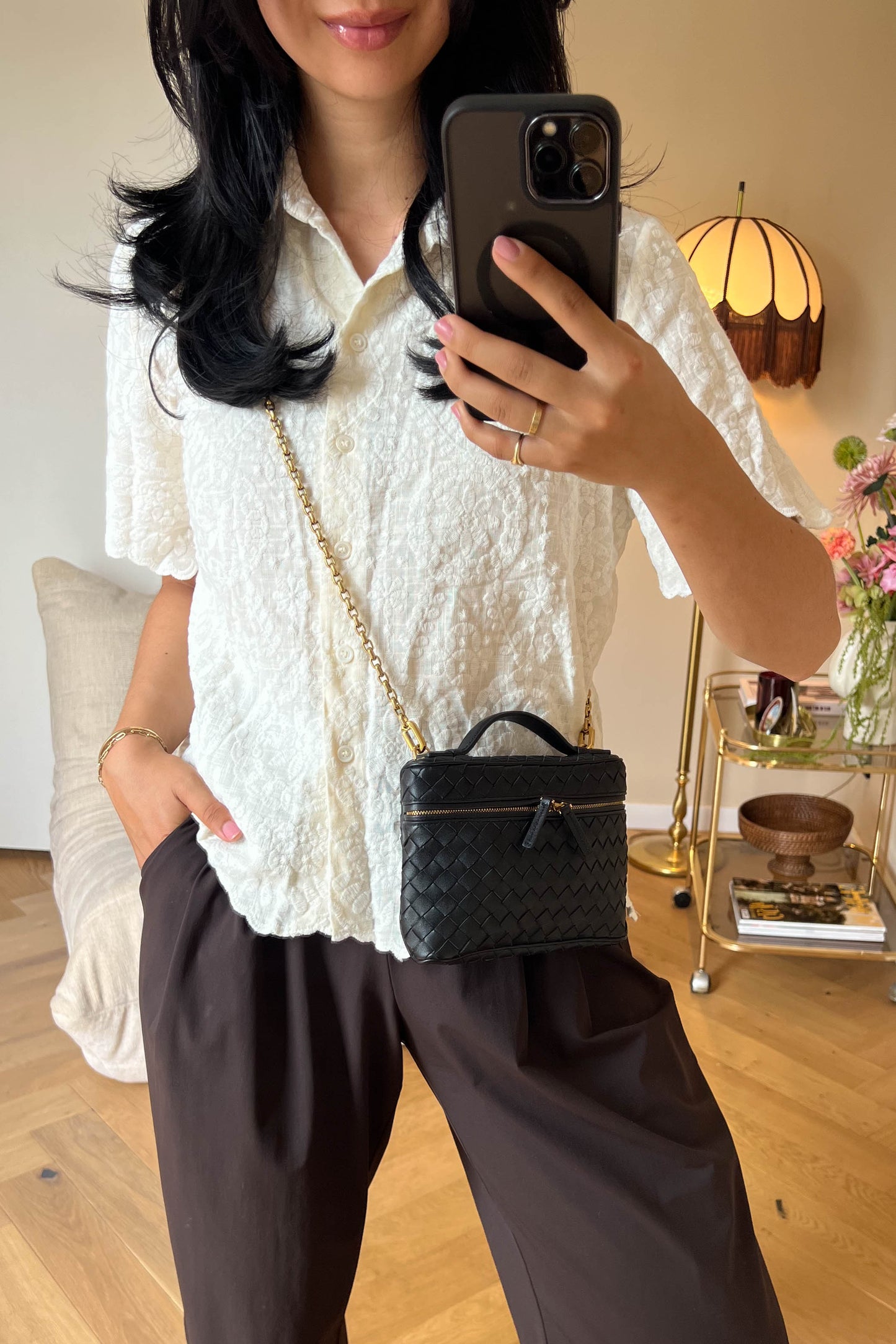Bottega Veneta Intrecciato Vanity Bag