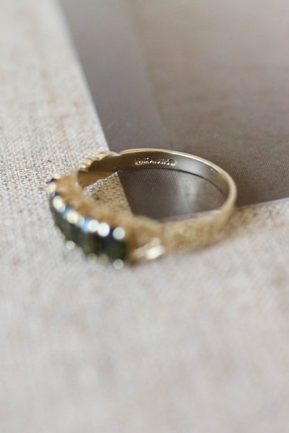 Vintage Green Tourmaline Ring