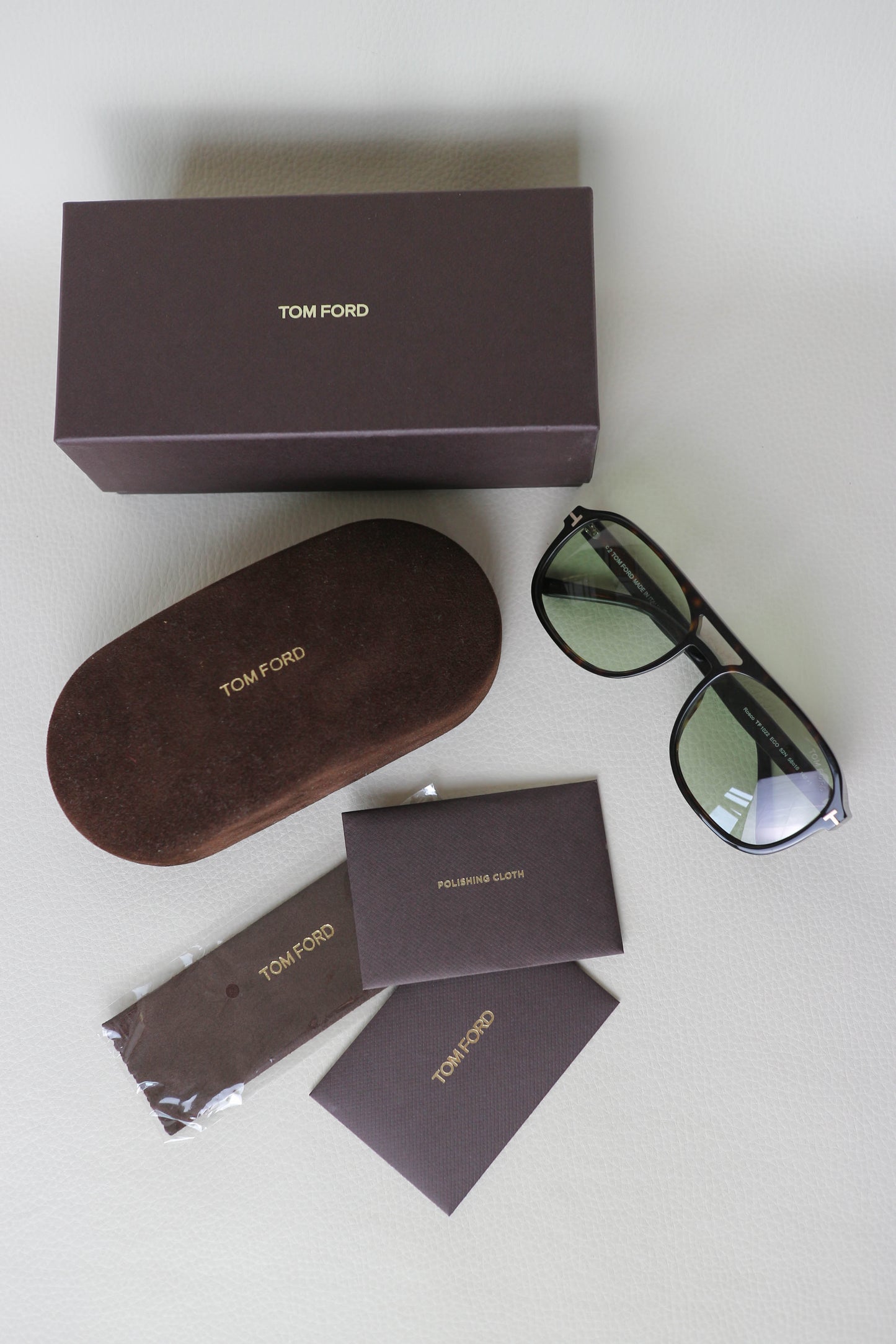 Tom Ford Aviator Sunglasses Tortoise