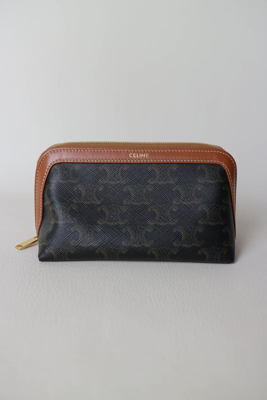 CELINE Triomphe Toiletry Pouch Small