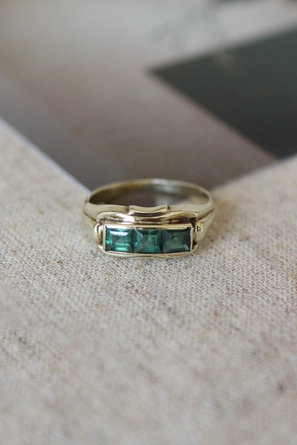 Vintage Art Deco Tourmaline Ring