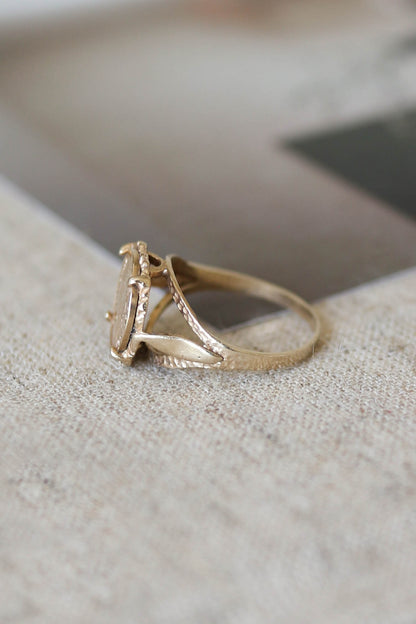 Vintage Maximiliano Coin Pinky Ring