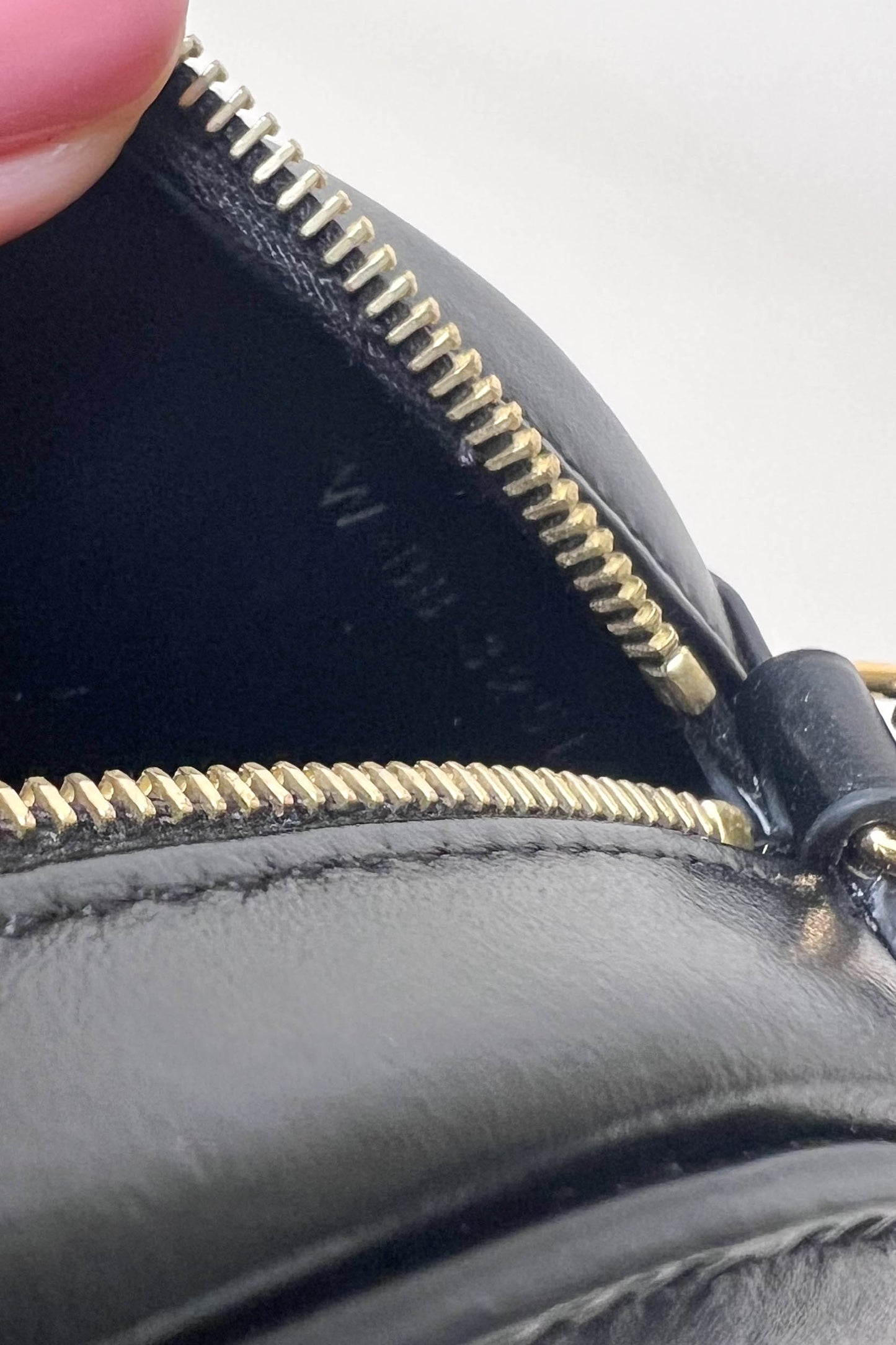 CELINE Triomphe Oval Crossbody Bag Black