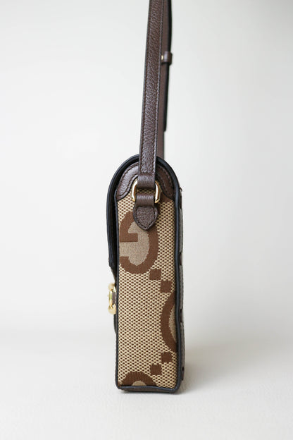 Gucci Vertical Horsebit Mini Bag Brown