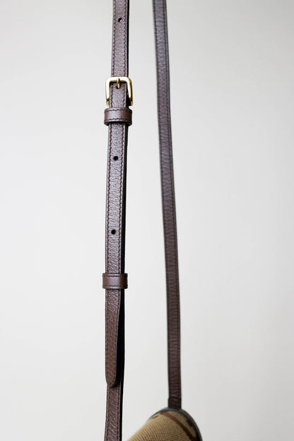 Gucci Vertical Horsebit Mini Bag Brown