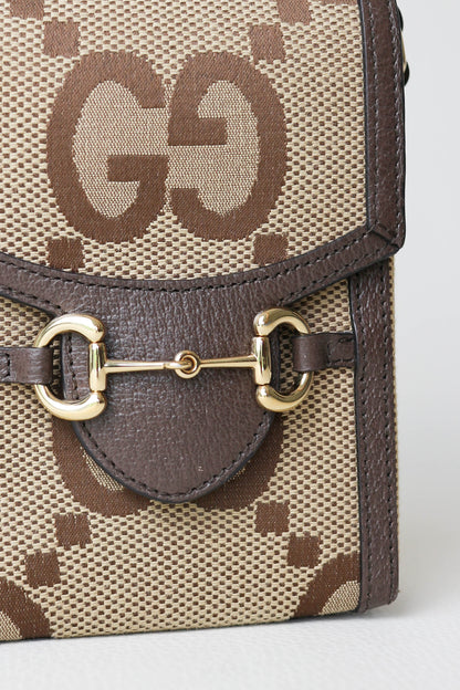 Gucci Vertical Horsebit Mini Bag Brown
