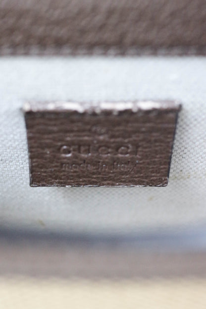 Gucci Vertical Horsebit Mini Bag Brown