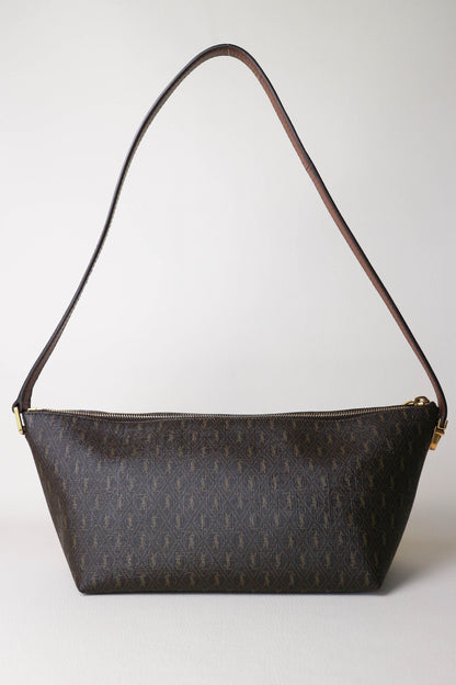 Saint Laurent Monogram Shoulder Bag Brown