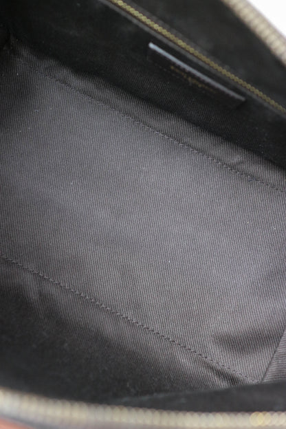 Saint Laurent Monogram Shoulder Bag Brown