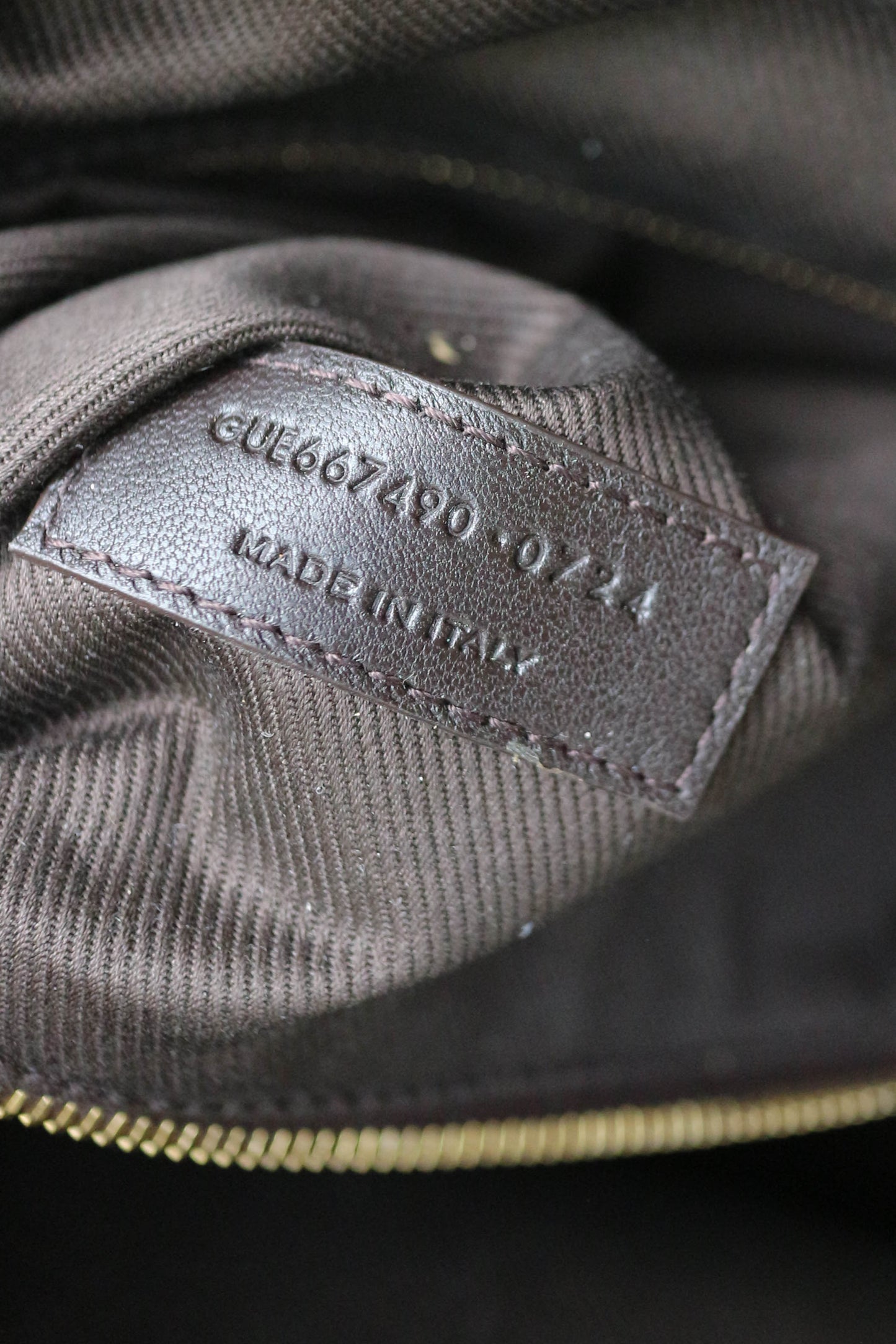 Saint Laurent Monogram Shoulder Bag Brown