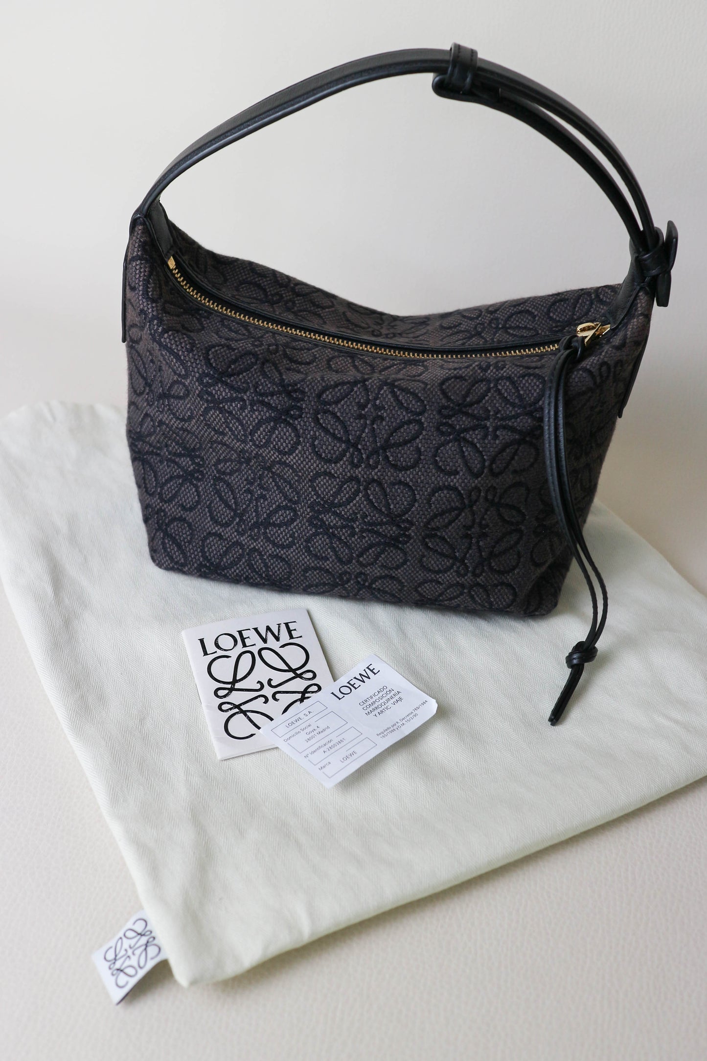 LOEWE Cubi Anagram Bag Black