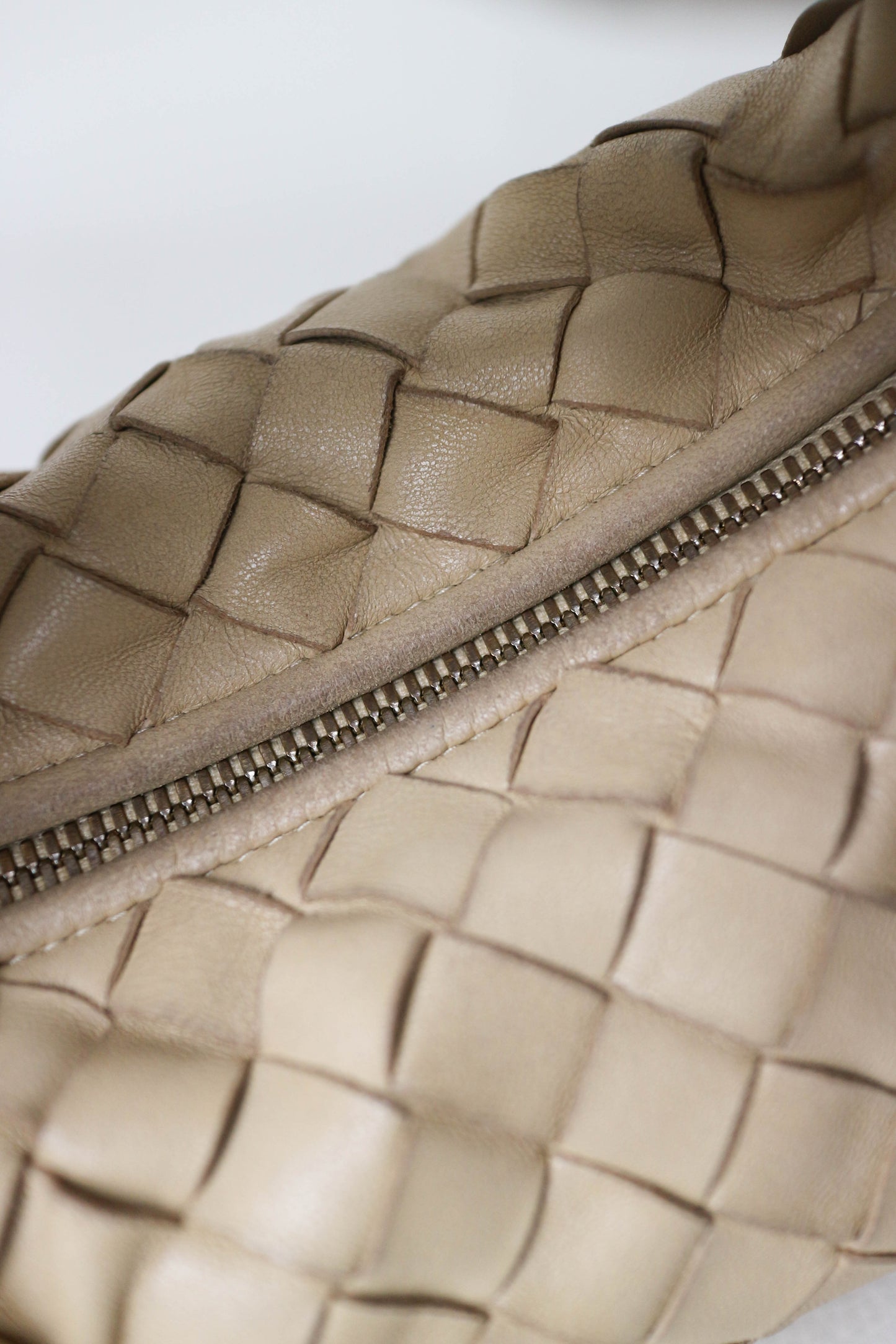 Bottega Veneta Mini Jodie Beige