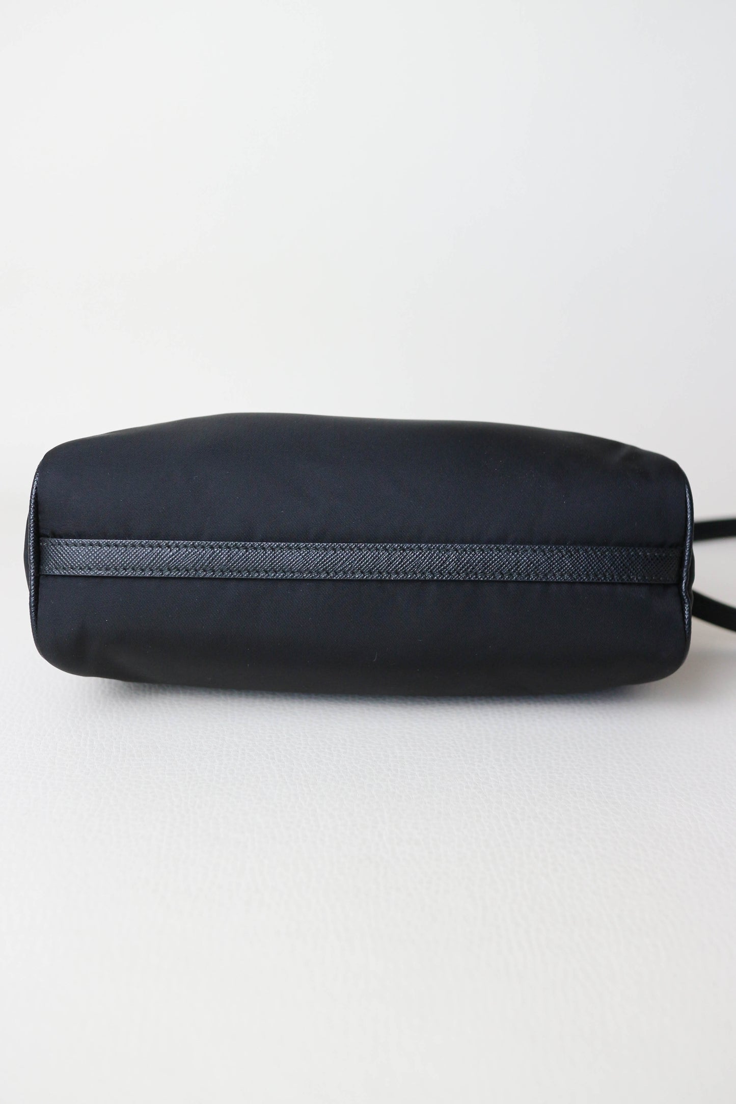 Prada Nylon Logo Shoulder Bag Black