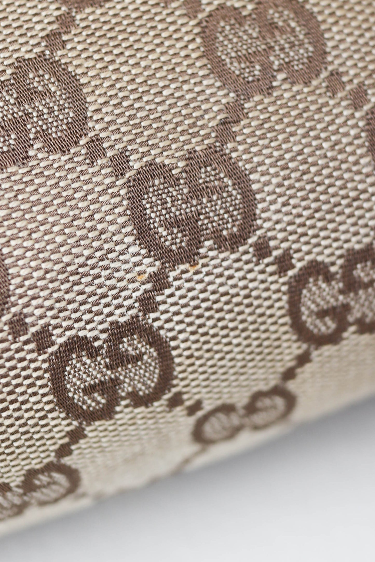 Gucci Vintage Toiletry Mini Pouch Brown