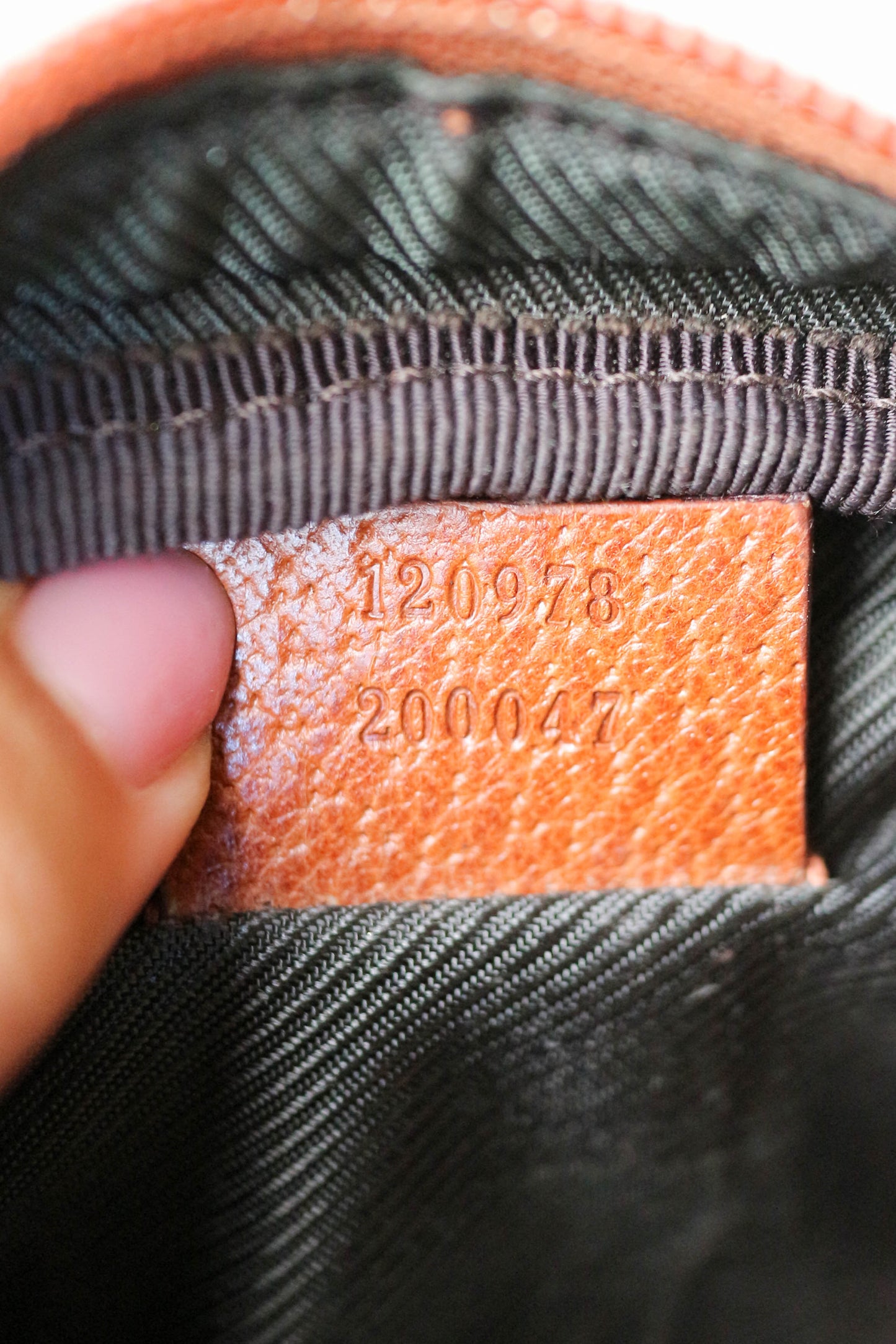 Gucci Vintage Toiletry Mini Pouch Brown