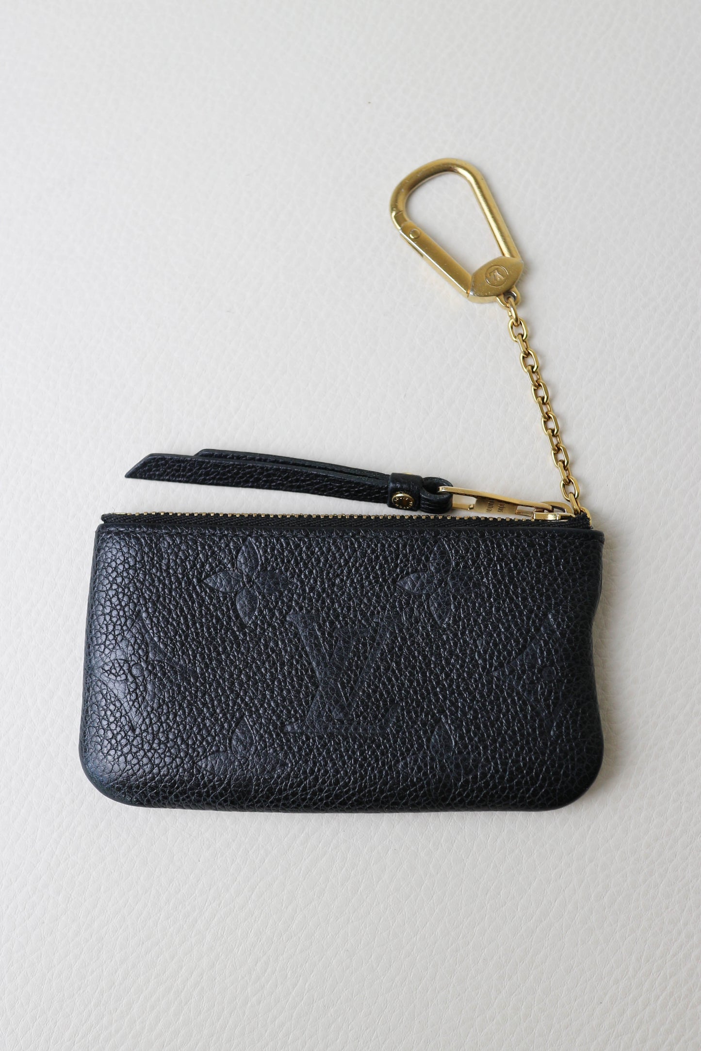 Louis Vuitton Empreinte Key Pouch Black