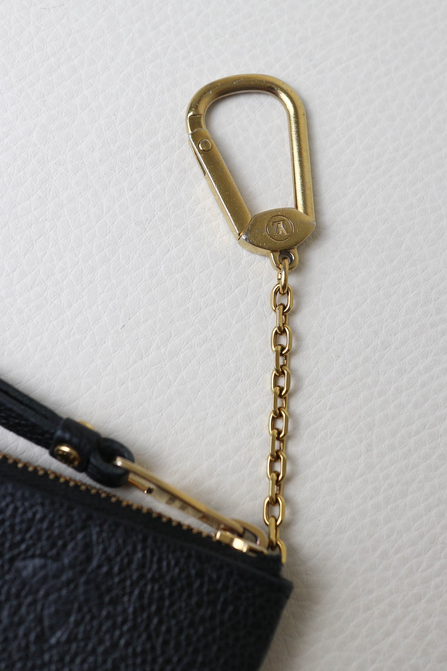 Louis Vuitton Empreinte Key Pouch Black