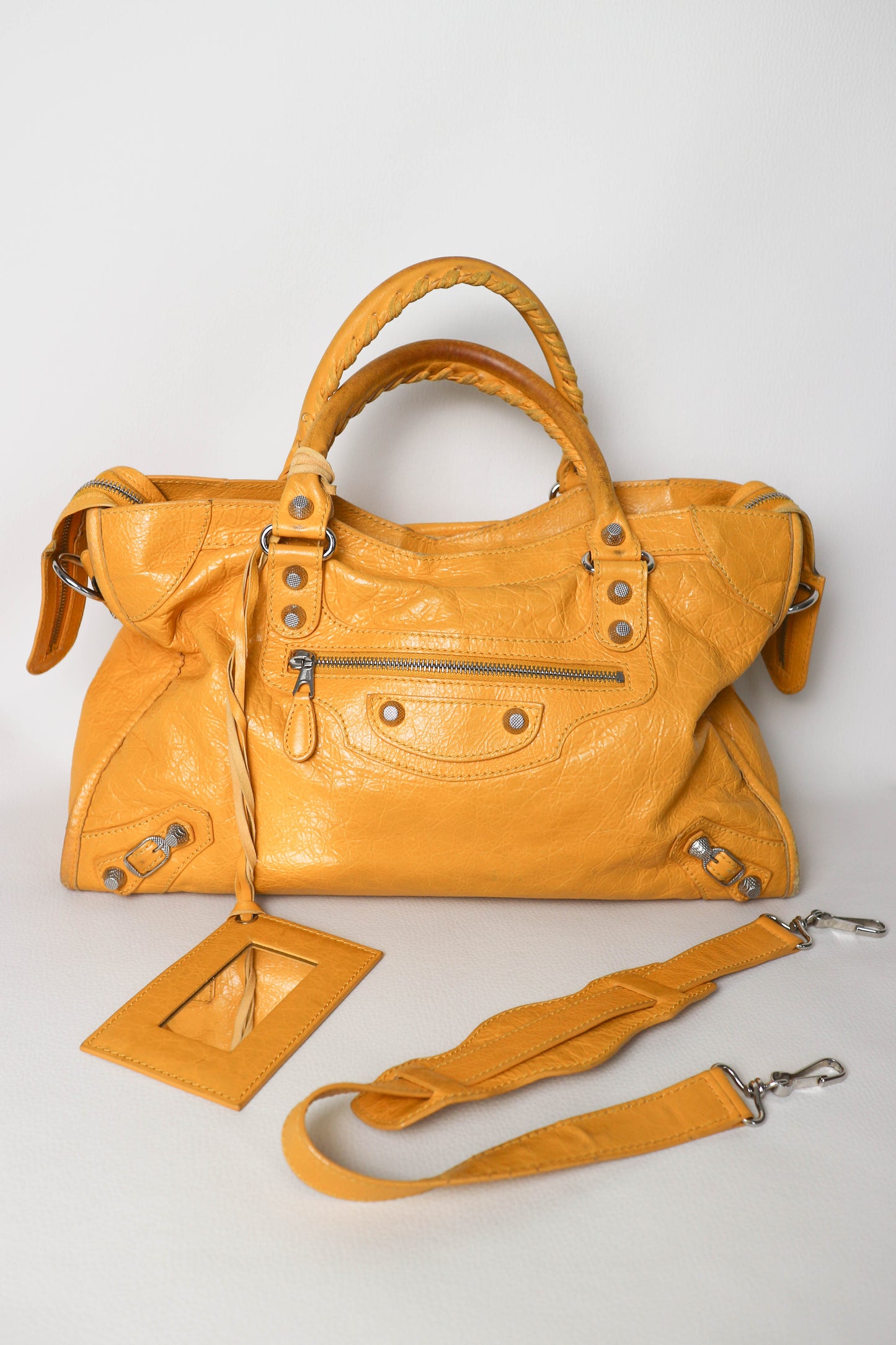 Balenciaga Vintage City Bag Yellow