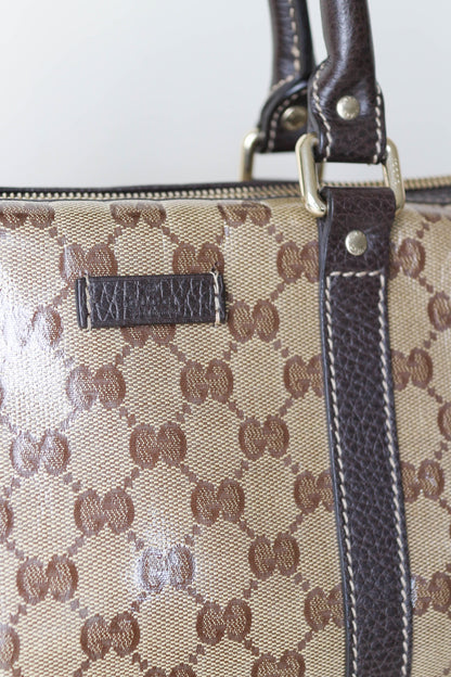 Gucci Vintage Monogram Coated Canvas Bag