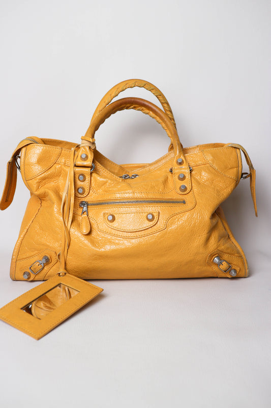 Balenciaga Vintage City Bag Yellow