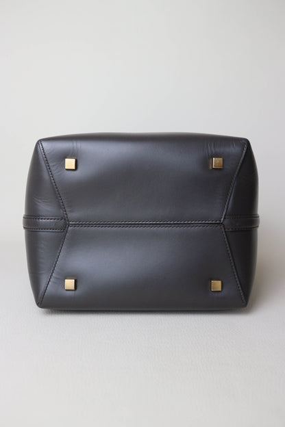 Saint Laurent Le 37 Logo Bucket Bag Grey